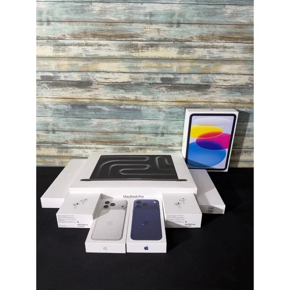 Apple Empty Boxes Bundle MacBook Pro iPad iPhone 15 Pro Max AirPods Watch