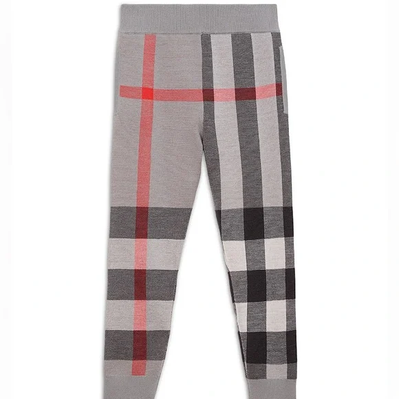 NWT - Burberry Check Wool Pants Size 6Y
