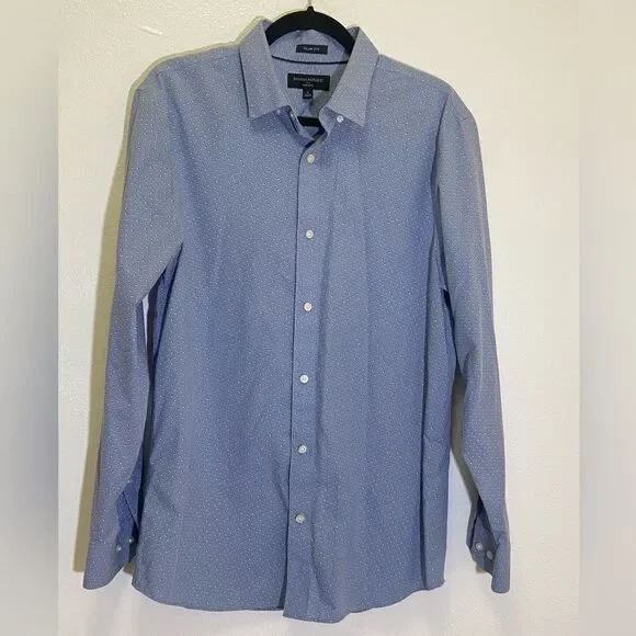 Banana Republic - Slim Fit Non-iron Cotton Shirt - size L