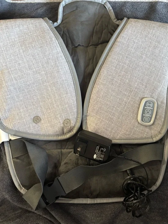 Sharper Image Gray Neck and Shoulder Heated massager