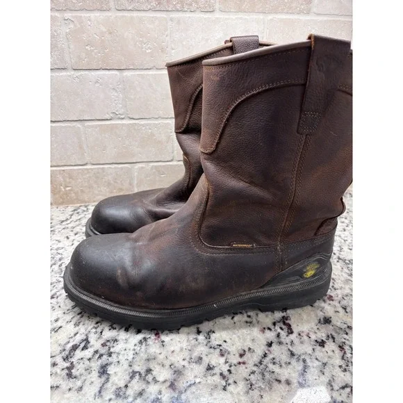 Herman Survivors Men's Power Waterproof Steel Toe Work Boots Size 12 Workwear