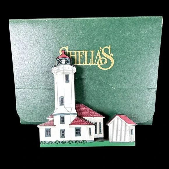 Point Wilson Lighthouse Port Townsend, WA Shelia's Shelf Sitter‎ with box 2001
