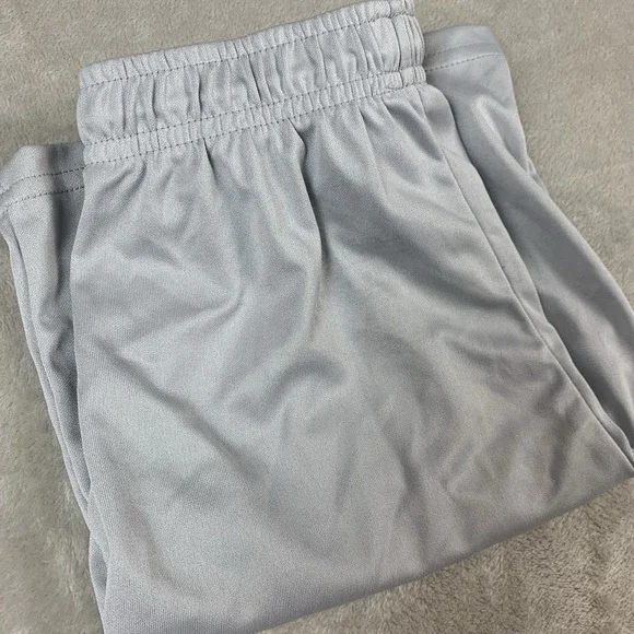 Augusta Sportswear Basketball Shorts Youth Small Gray Elastic Drawstring Waist
