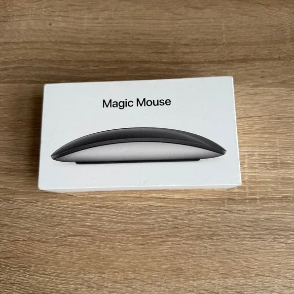 Apple Magic Mouse Black Wireless Rechargeable Bluetooth Model A1657 EMPTY BOX