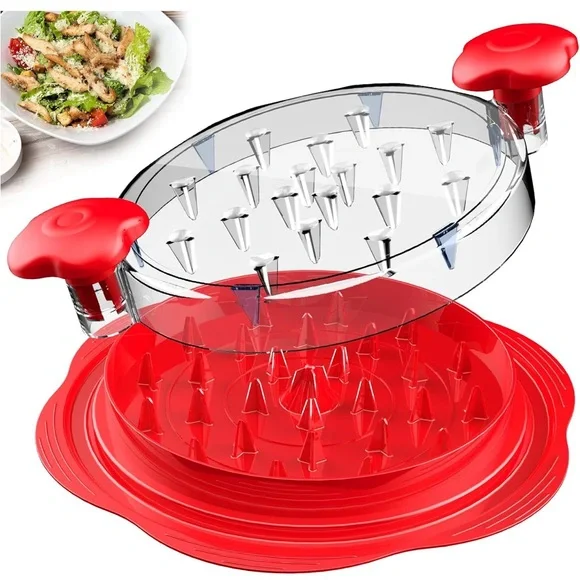 Chicken Shredder Tool Twist Anti-Slip Strip, Ergonomic Handles BPA Free