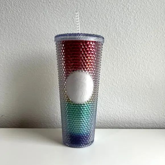 STARBUCKS - 2020 PRIDE RAINBOW STUDDED TUMBLER VENTI 24oz - BRAND NEW