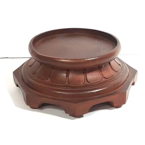 Wooden Display Round Wood Display Base Decorative Base Crafts Keepsake
