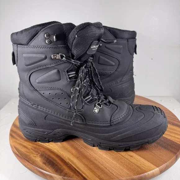 London Fog Thinsulate Insulated Waterproof Winter Boots Men Size 12