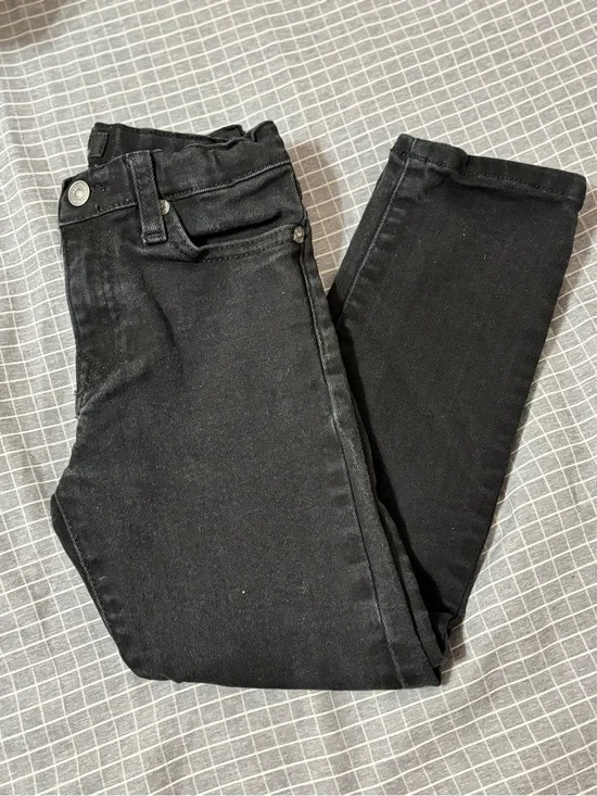 Ralph Lauren Black Denim Jeans with Branded Button