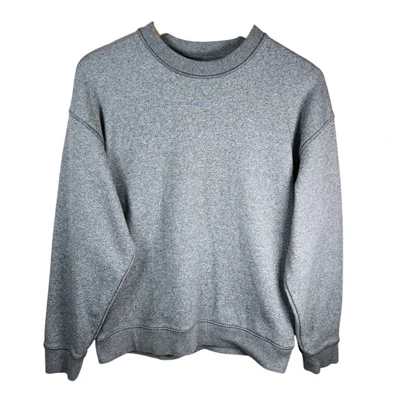 Banana Republic Men's Classic Crewneck‎ Pullover Sweatshirt Heather Gray Size S