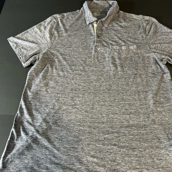 Banana Republic Vintage Tee Grayish Blue Polo Shirt Men’s‎ Large