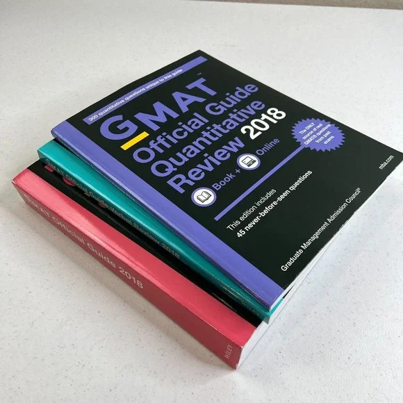 2018 Wiley GMAT Official Guide Quantitative Review, Verbal Review Book+Online 3x