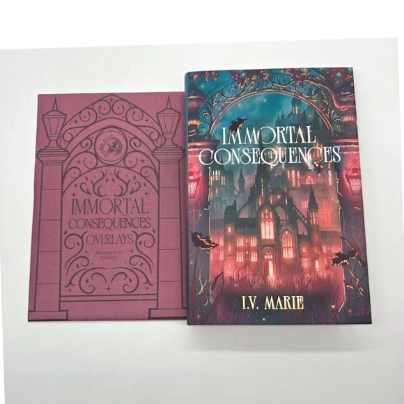 Immortal Consequences‎ FairyLoot Exclusive Book IV Marie Hardcover + Overlays