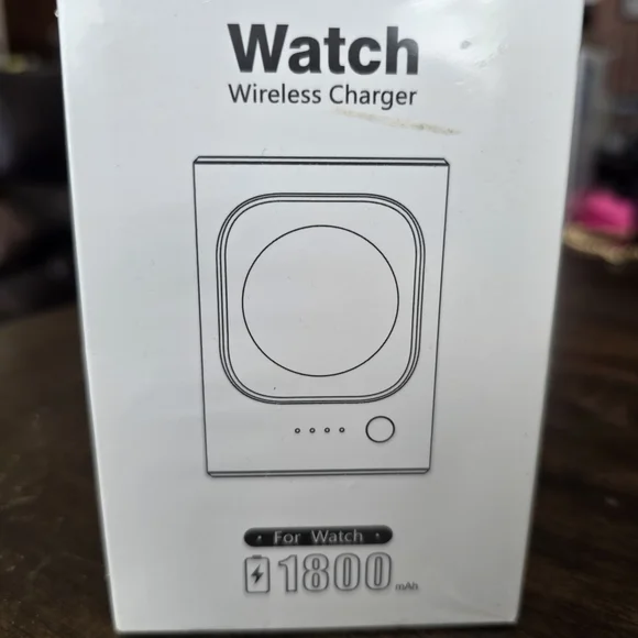 White Wireless Watch Charger