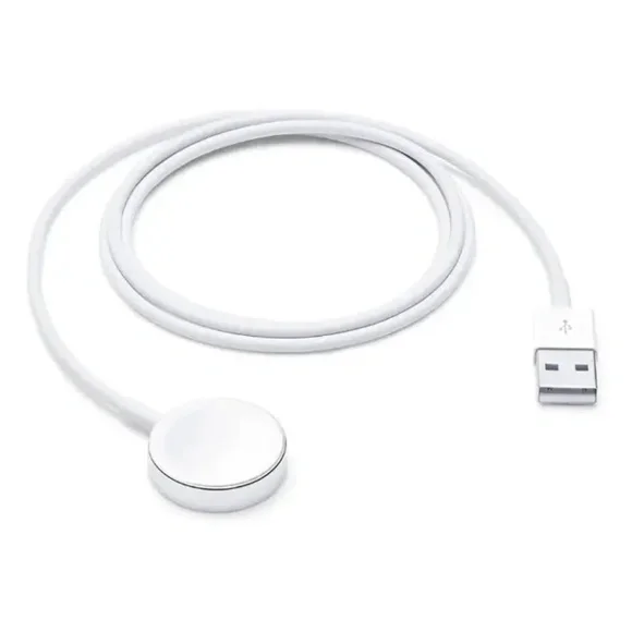 Two (2) Apple - Watch (AT&T) Magnetic Charging Cable 3 ft USB - White