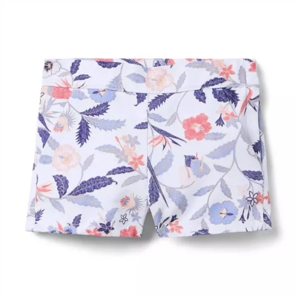 NWT Janie & Jack Floral Canvas Short