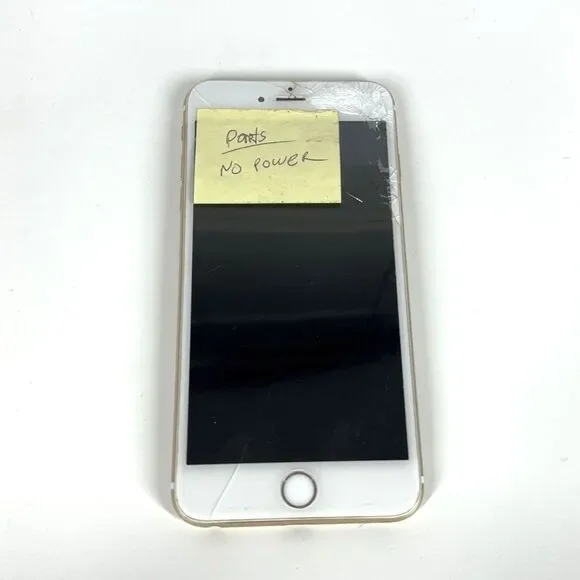 Apple iPhone 6 Plus 64gb A1524 Gold - No Power - Cracked - For Parts Only