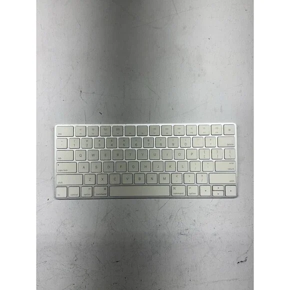 Apple Magic Keyboard Model A1644 Silver & White Tested Works