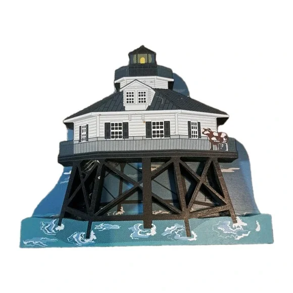 Sheila's Collectibles Shelf Sitter Middle Bay Lighthouse Mobile Alabama 1998
