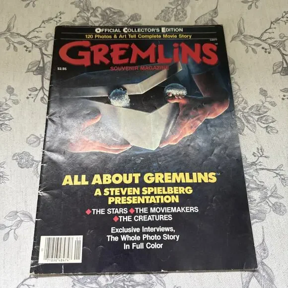 Gremlins Souvenir Magazine 1984 Official Collector's Edition - 1st Print Poster