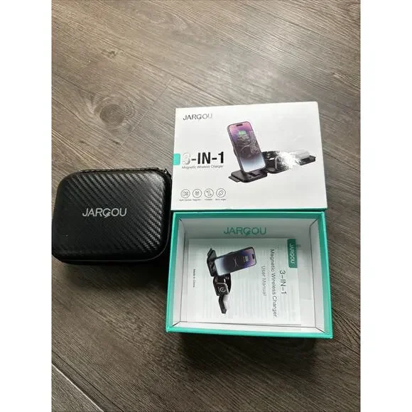3 in 1 Charging Station for iPhone 16/15/14/13/12 Series, Travel Charger