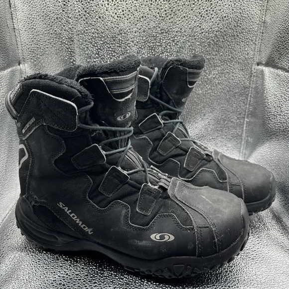 Salomon Tundra Boots Mens US 8.5 Thinsulate Insulation Contragrip GTX Shoes Snow
