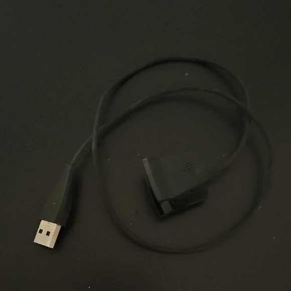 Black Fitbit Charging Cable