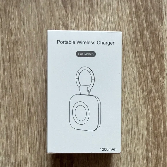 Portable Wireless Charger for iWatch - White