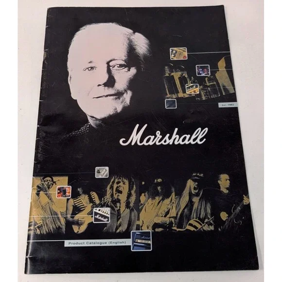 2001 Marshall Amplifiers Catalog Book Electric Music Gear Catalogue