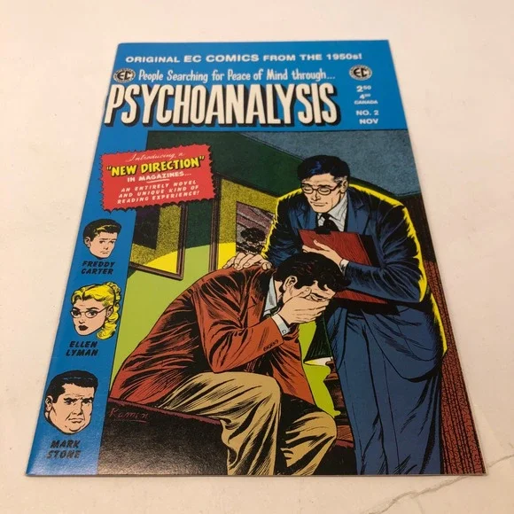 Psychoanalysis No 2 EC Comics People Searching for Peace‎ of Mind Reprint 1999