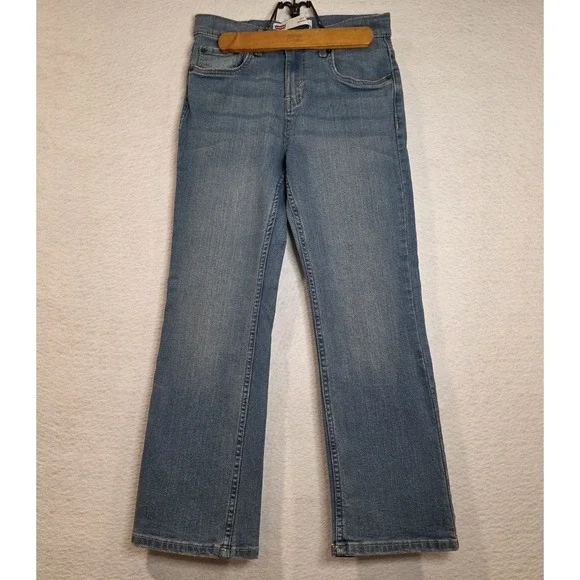 Levi's 517 Girls 10 Regular Bootcut Medium Denim Blue Jeans