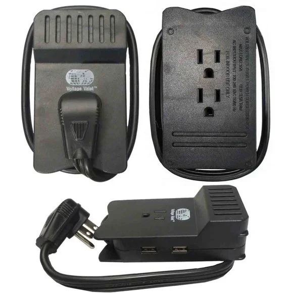 Travel Power Surge Strip with USB