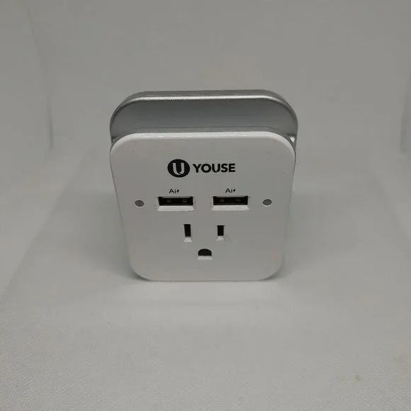Dual usb & wall outlet charger 3.1 amp
