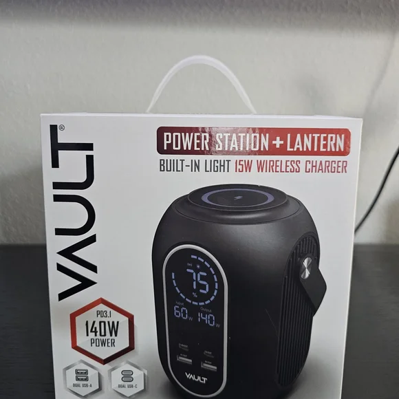 Vault Black Power Station + Lantern