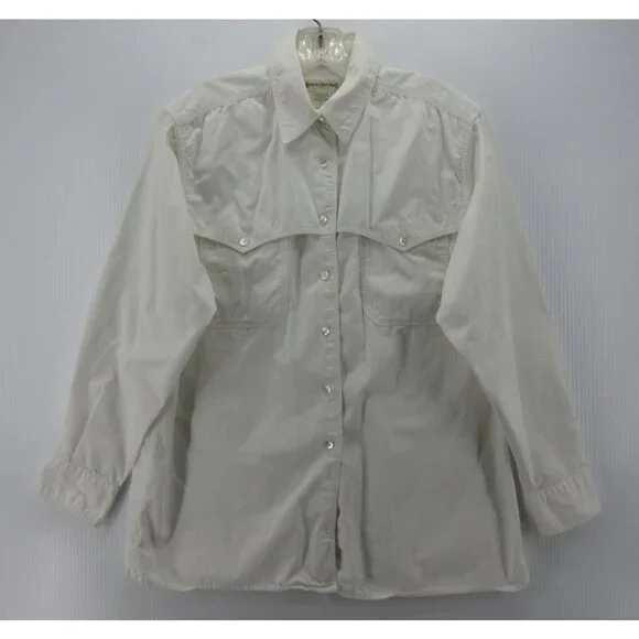 VINTAGE Banana Republic Shirt Large Safari Western Button Up Travel *