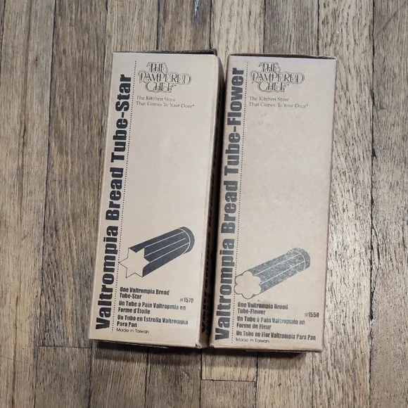 The Pampered Chef Valtrompia Redtube Flower And Star New In Package