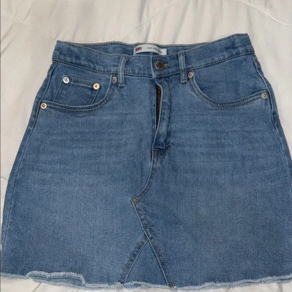 Levi's Light‎ Blue Denim Mini Skirt