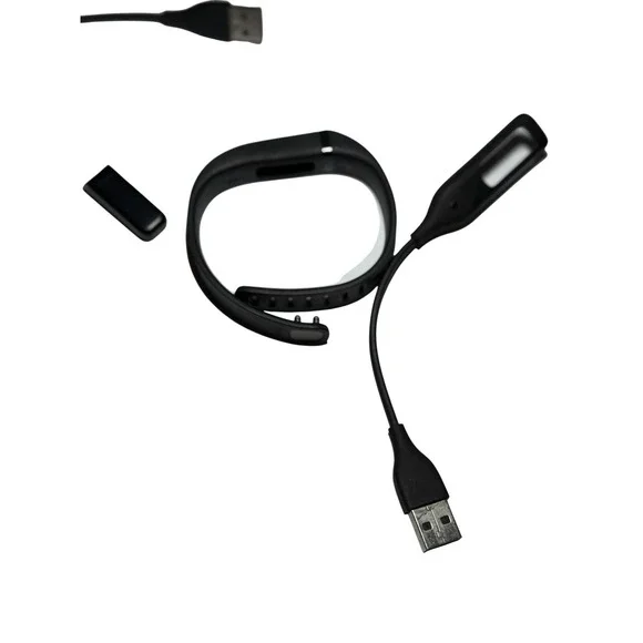 Fitbit Flex Wireless Activity Tracker Black Band Charger Untested Black Exercise