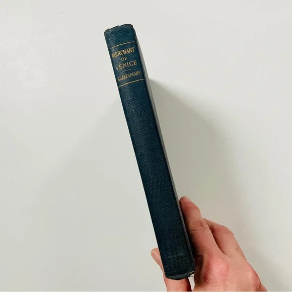 Vintage Hardcover Book 1917 Edition The Merchant of Venice by Shakespeare