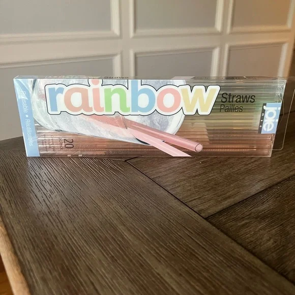 joie rainbow Straws Pailles