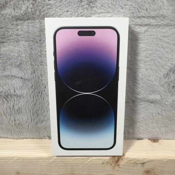 Apple iPhone 14 Pro Max 256GB Deep Purple A2651 MQ8W3LL/A Box‎ Only