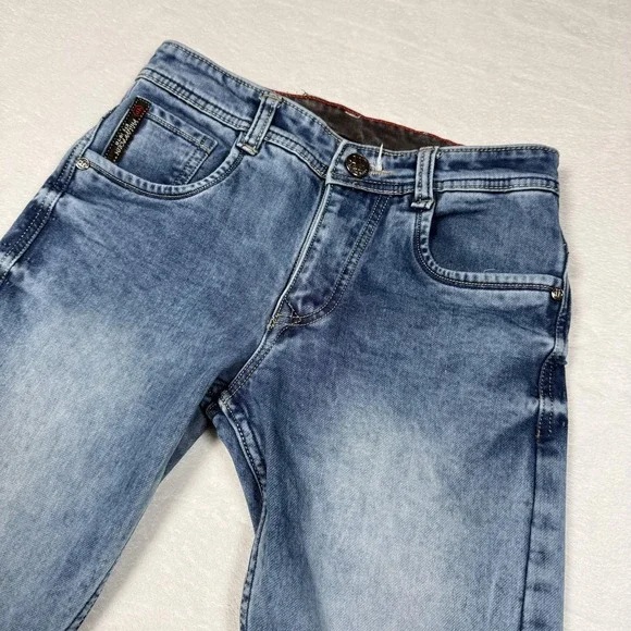 Philipp Plein Jeans Girls 10 Blue Slim Straight‎ Denim Limited Edition Jeans