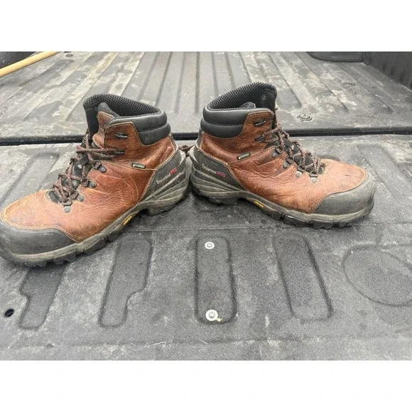 Timberland PRO Waterproof Work Boots 10.5M Brown Vibram Hiking