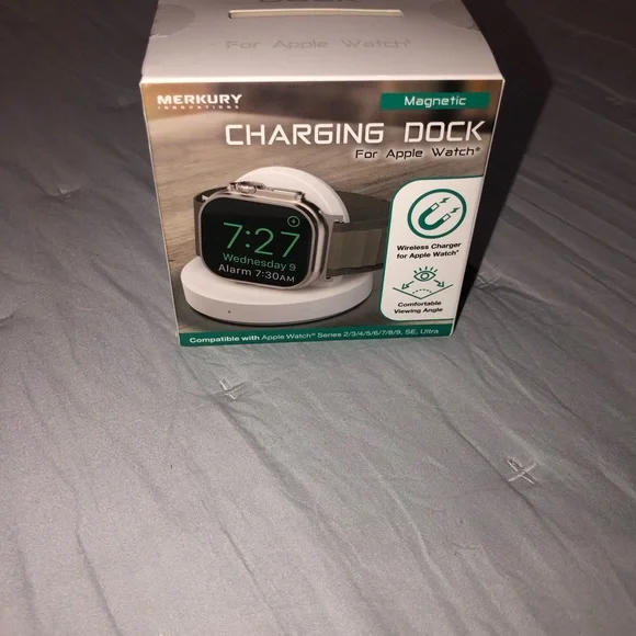 Magnetic Charging Dock for Apple Watch - White