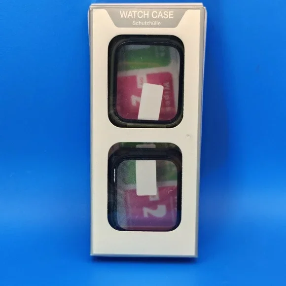 Apple Watch Protective‎ Case Set Of 2 Green/Black High Impact Material 44m/45mm