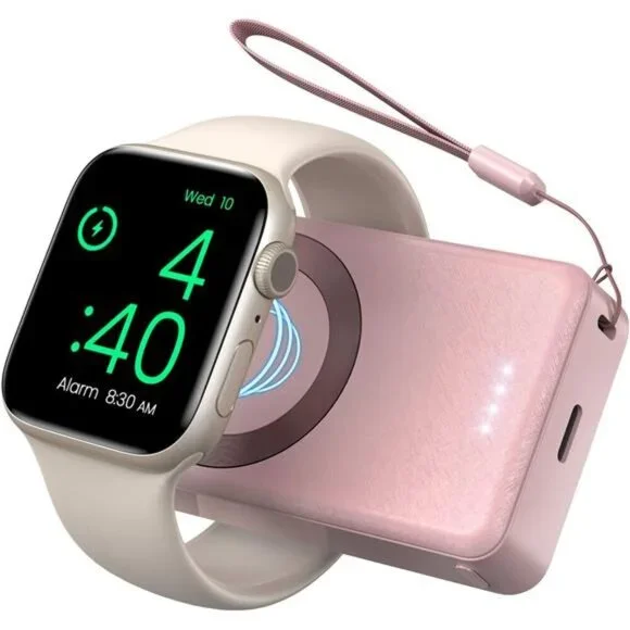 Portable Charger for Apple Watch, 4000mAh iWatch Charger Power Bank Wireless