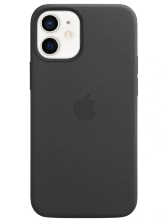 Apple Black iPhone 12 Mini Leather Case