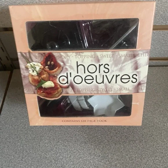 Hors D'oeuvre Maker Set How to Make Appetizer Recipes Tools Instructions Party‎
