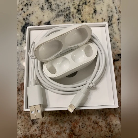 Apple AirPod Case and Charging Cord (AirPods not included)
