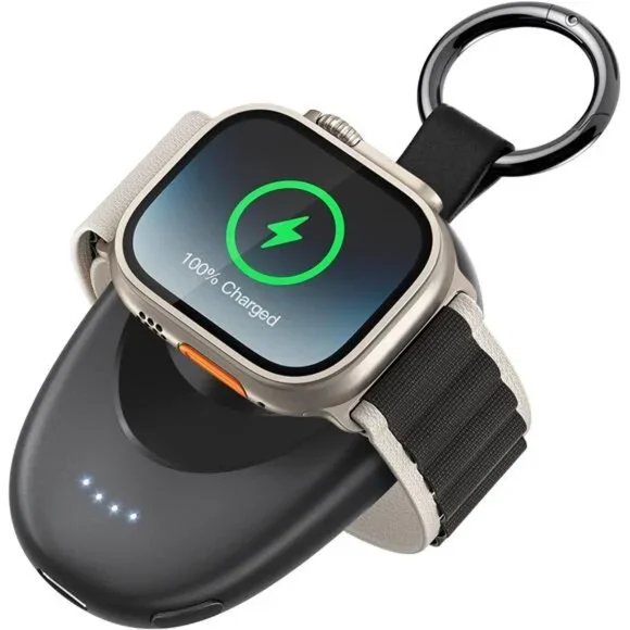 Apple Watch Charger,Portable iWatch Charger Wireless Magnetic 1400mAh PowerBank